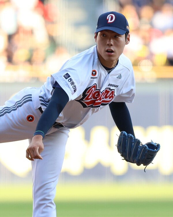 두산 윤태호가 데뷔전에서 4이닝 무실점을 기록했다. (사진=두산 베어스)