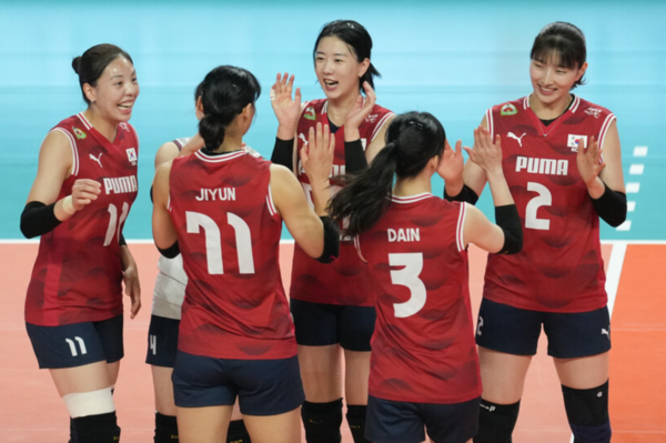한국 여자배구 대표팀(사진=대한배구협회)