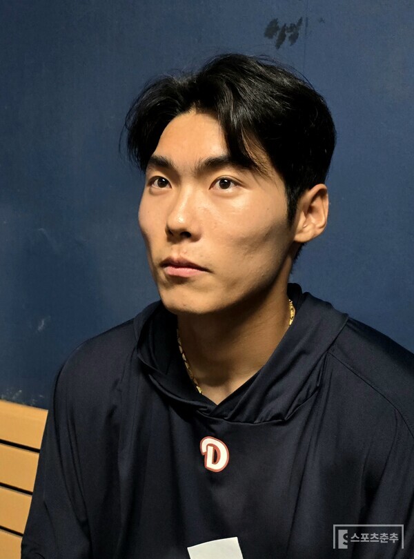 두산 윤태호. (사진=스포츠춘추 황혜정 기자)