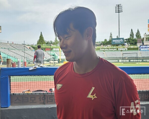 SSG 랜더스 류효승. (사진=스포츠춘추 정진영 기자)