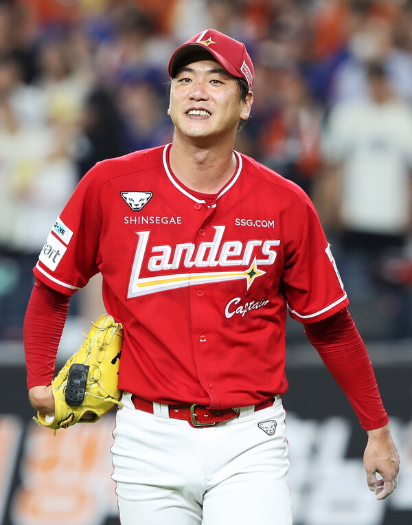 김광현의 미소(사진=SSG)