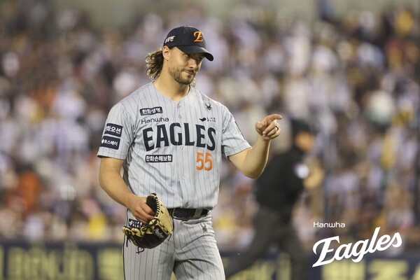 한화 이글스의 '2선발' 라이언 와이스 (사진=한화)