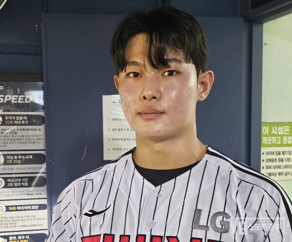 LG 불펜투수 김영우. (사진=스포츠춘추 정진영 기자)