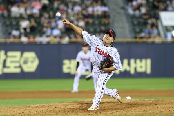 LG 트윈스 불펜투수 장현식. (사진=LG 트윈스)