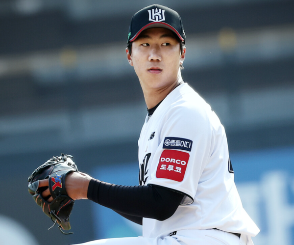 KT 위즈의 1라운드 9순위 신인 김동현(사진=KT)