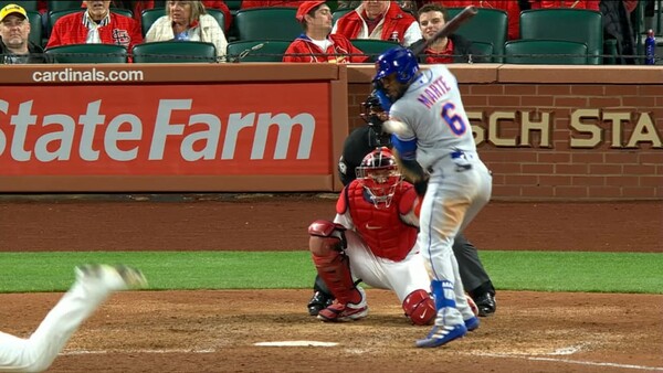 메이저리그에서 몸에 맞는 볼이 감소세라는 흥미로운 분석이 제기됐다(사진=MLB.com 방송화면)