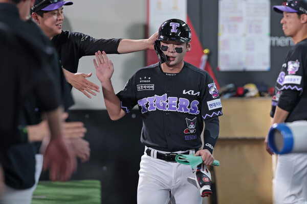 9회말 끝내기 주루사를 당한 박정우(사진=KIA)