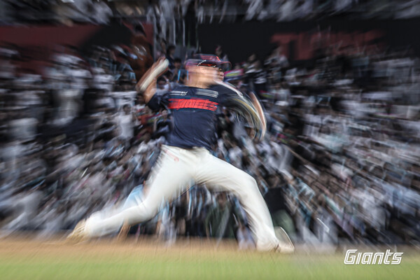 롯데 선발 박세웅의 22일 역투 장면. (사진=롯데)