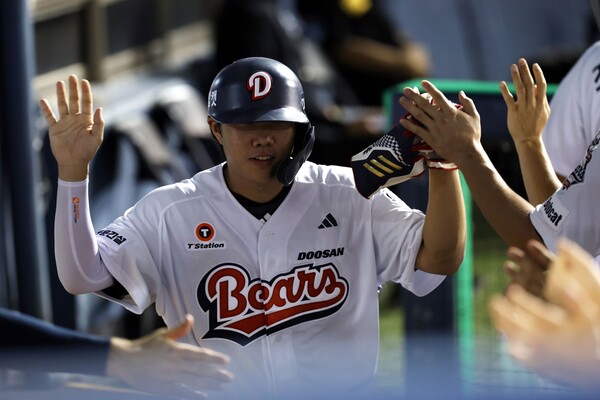 두산 신인 내야수 박준순(사진=두산)