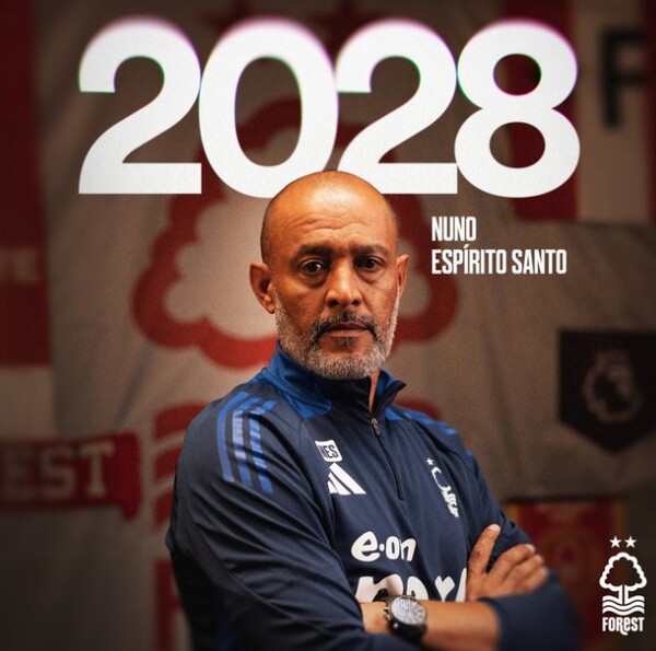 노팅엄에 영광을 가져다준 감독이지만 팀을 떠나게 생긴 누누(사진=누누 에스피리투 산토 SNS)