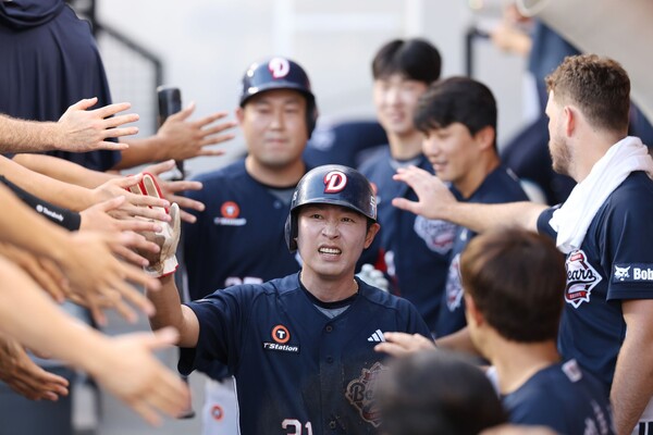 두산 정수빈. (사진=두산 베어스)