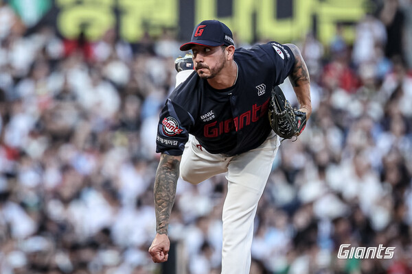 괜히 바꿨다는 생각이 자꾸만 들게 하는 빈스 벨라스케즈(사진=롯데)