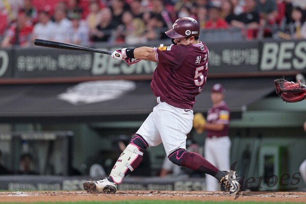 키움 내야수 최주환. (사진=키움 히어로즈)