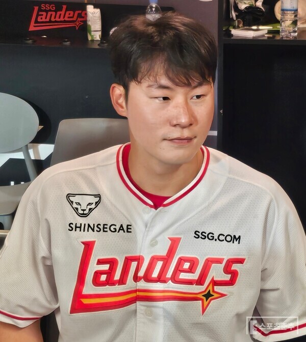 SSG 랜더스 류효승. (사진=스포츠춘추 정진영 기자)