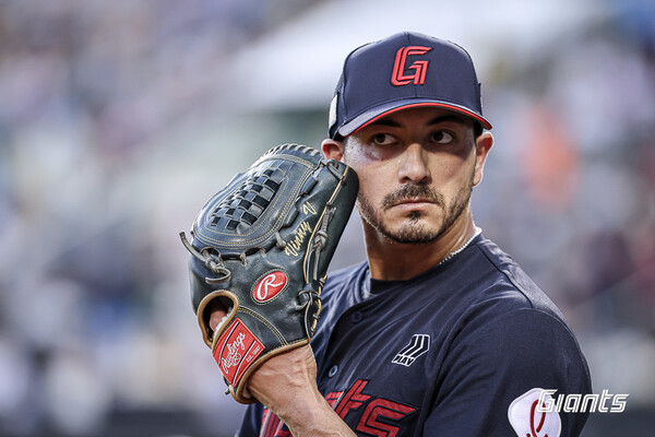 롯데 자이언츠 외국인 투수 빈스 벨라스케즈. (사진=롯데 자이언츠)