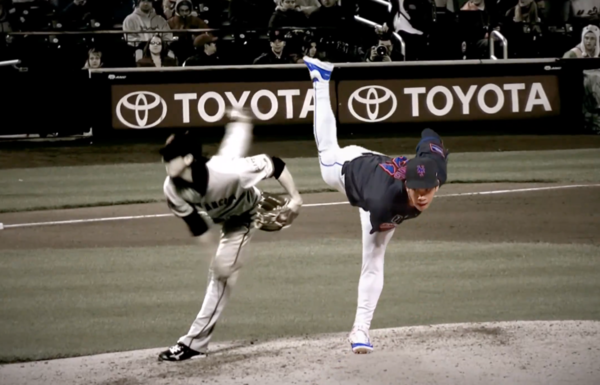 조나 통과 린스컴의 투구폼 비교(사진=피칭닌자 SNS)