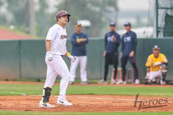 유일한 타점을 올린 강진성(사진=키움)