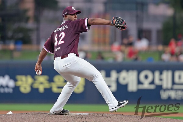 키움 대체 외국인투수로 합류한 메르세데스. 사진 | 키움히어로즈