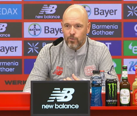 레버쿠젠에서 초고속 경질당한 텐 하흐 감독. 사진 | 레버쿠젠 홈페이지