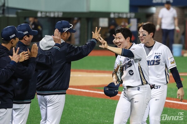 울산에서 2연속 위닝시리즈에 성공한 NC(사진=NC)
