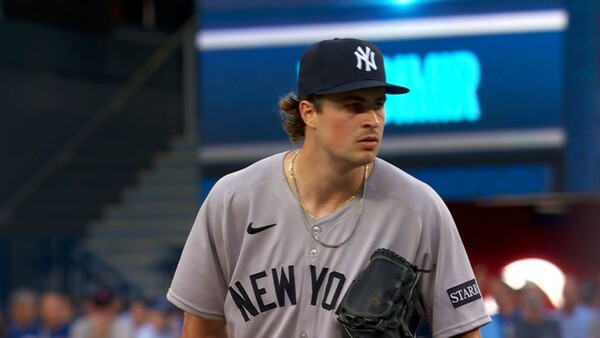 양키스 신인투수 캠 슈리틀러(사진=MLB.com 방송화면)