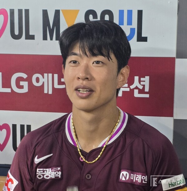 키움 내야수 송성문. (사진=스포츠춘추 황혜정 기자)