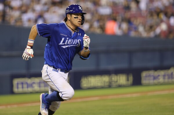 4번째 FA를 앞둔 삼성 강민호. 사진 | 삼성라이온즈