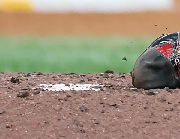 고척돔 마운드 발판 모습. (사진=LG 트윈스)