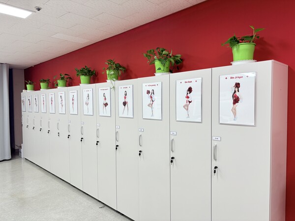 개선된 치어리더 공간. (사진=SSG랜더스)