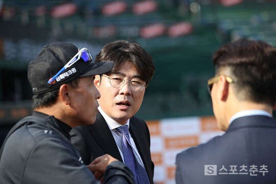 송진우, 정민철 한화 레전드(사진=스포츠춘추 DB)