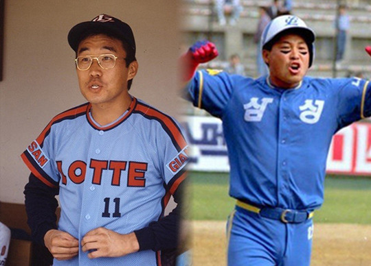 친구 최동원(왼쪽)과의 37년 전 추억을 꺼낸 이만수 전 감독(오른쪽)(사진=롯데, 삼성)