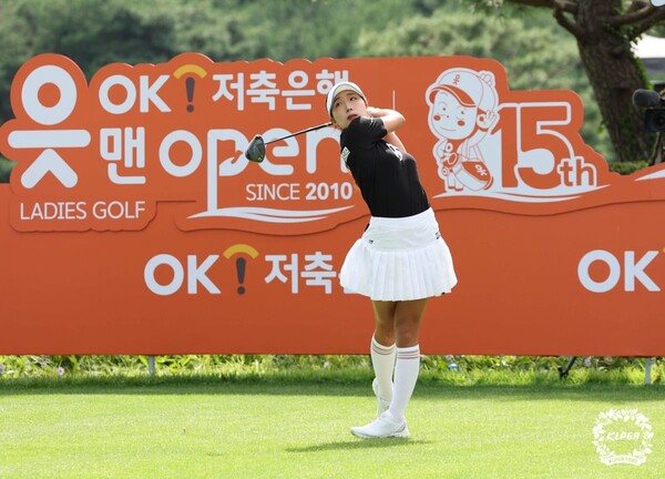 아쉽게 1타차 준우승을 차지한 이동은. 사진 | KLPGA