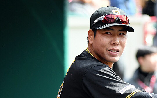 전성기 강정호는 추신수, 이대호, 이승엽과 비교될 만큼 굉장한 타자였다(사진=스포츠춘추 DB)