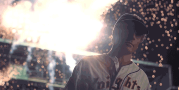 레드포드의 대표작 '더 내추럴'의 한 장면.