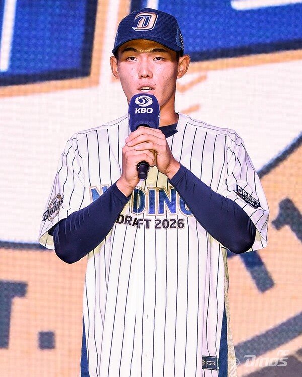 NC가 전체 2순위로 지명한 신재인(사진=NC)