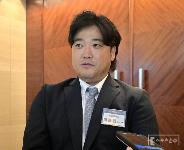 박준현의 아버지 박석민. (사진=스포츠춘추 황혜정 기자)