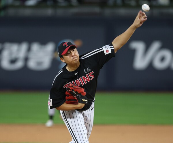 역투하는 LG 송승기. (사진=LG 트윈스)