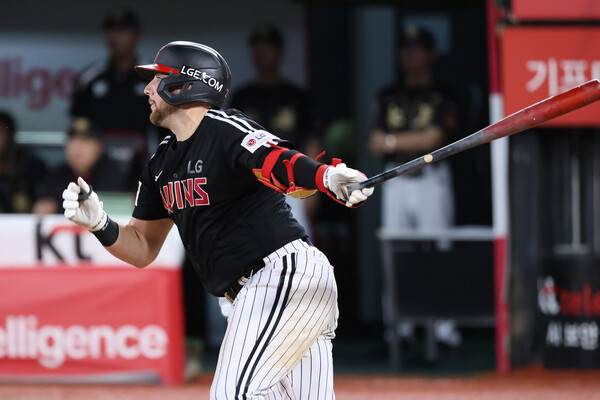 맹타를 휘두르는 LG 오스틴 딘. (사진=LG 트윈스)