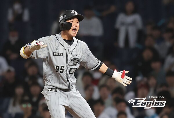 존재감을 키워가는 황영묵(사진=한화)