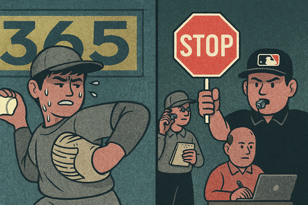 메이저리그 사무국이 아마추어 투수들의 급증하는 부상에 오프시즌 스카우팅 활동을 전면 제한하는 특단의 조치를 내놓았다(이미지=ChatGPT 생성)