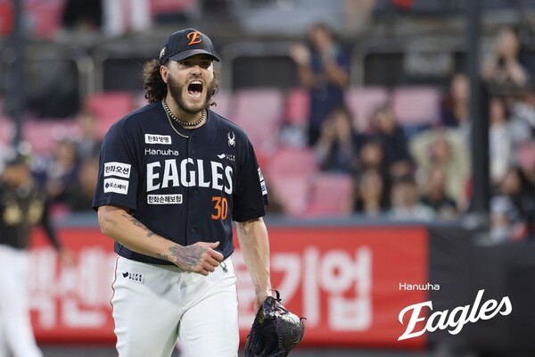 폰세의 20일 등판 모습. (사진=한화 이글스)