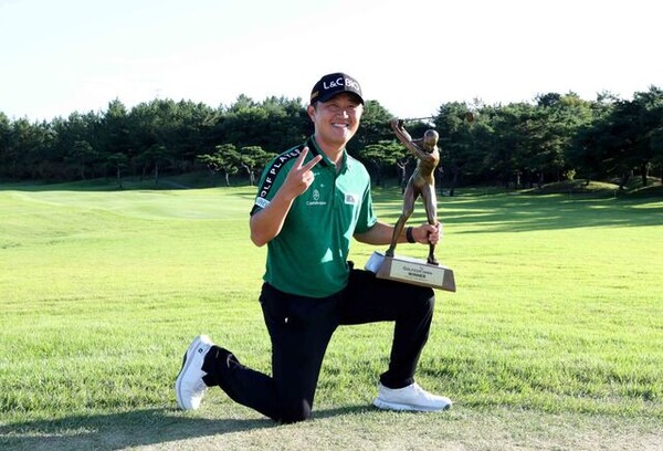골프존 오픈 우승자 박성국. 사진 | KPGA
