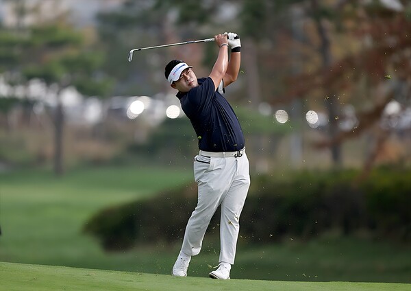 콘페리투어 포인트 순위 16위에 오른 이승택. 사진 | KPGA