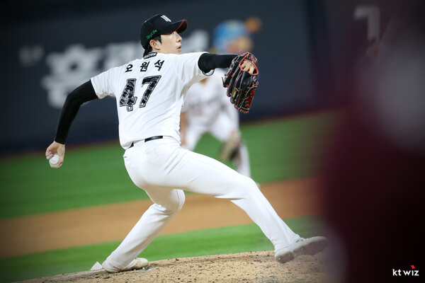 KT 좌완 오원석. (사진=KT위즈)