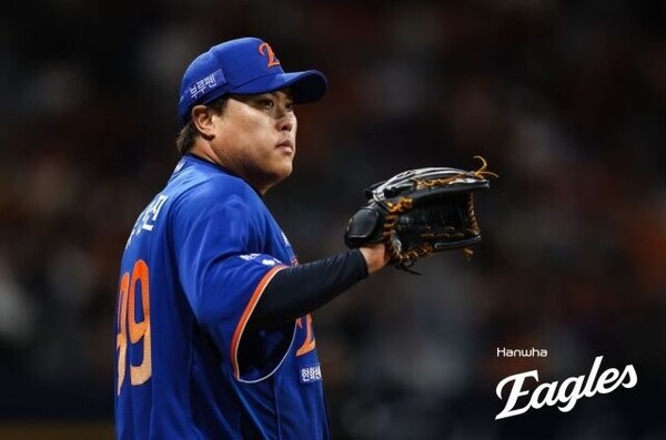 LG와 3연전 첫 경기 등판하게 된 한화 류현진. 사진 | 한화이글스