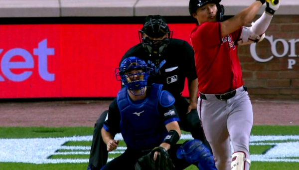 김하성 타격 모습. 중계화면 캡쳐