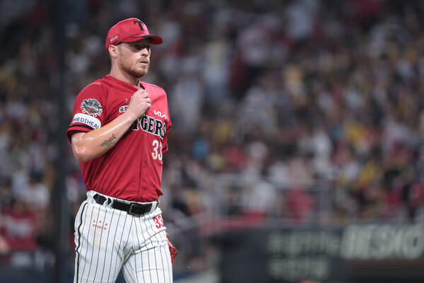 6이닝 호투에도 승리를 챙기지 못한 올러(사진=KIA)