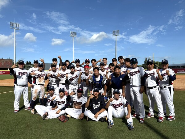 한국야구 대표팀 선수단(사진=대한야구소프트볼협회)