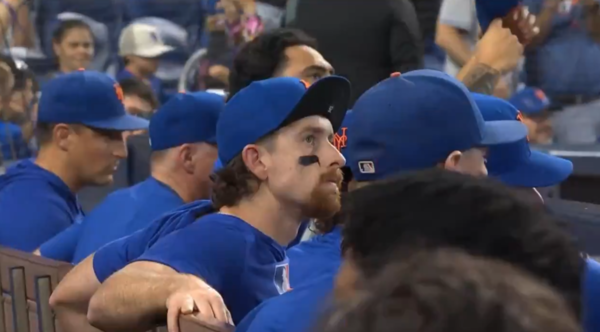 절망적인 메츠 더그아웃(사진=MLB.com 중계화면 캡처)