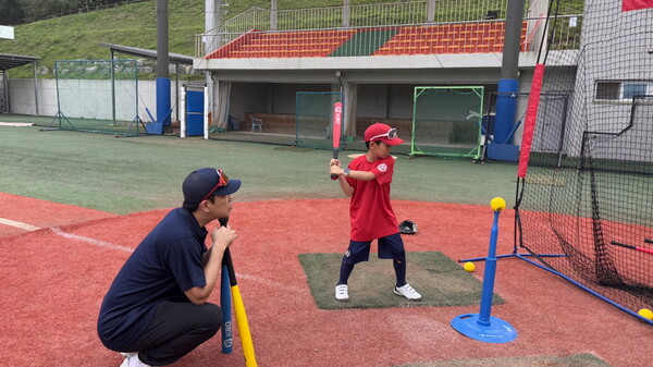 2025년 제2차 야구로 통하는 티볼 캠프(사진=KBO)